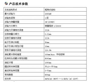 200噸微機屏顯臥式拉力試驗機